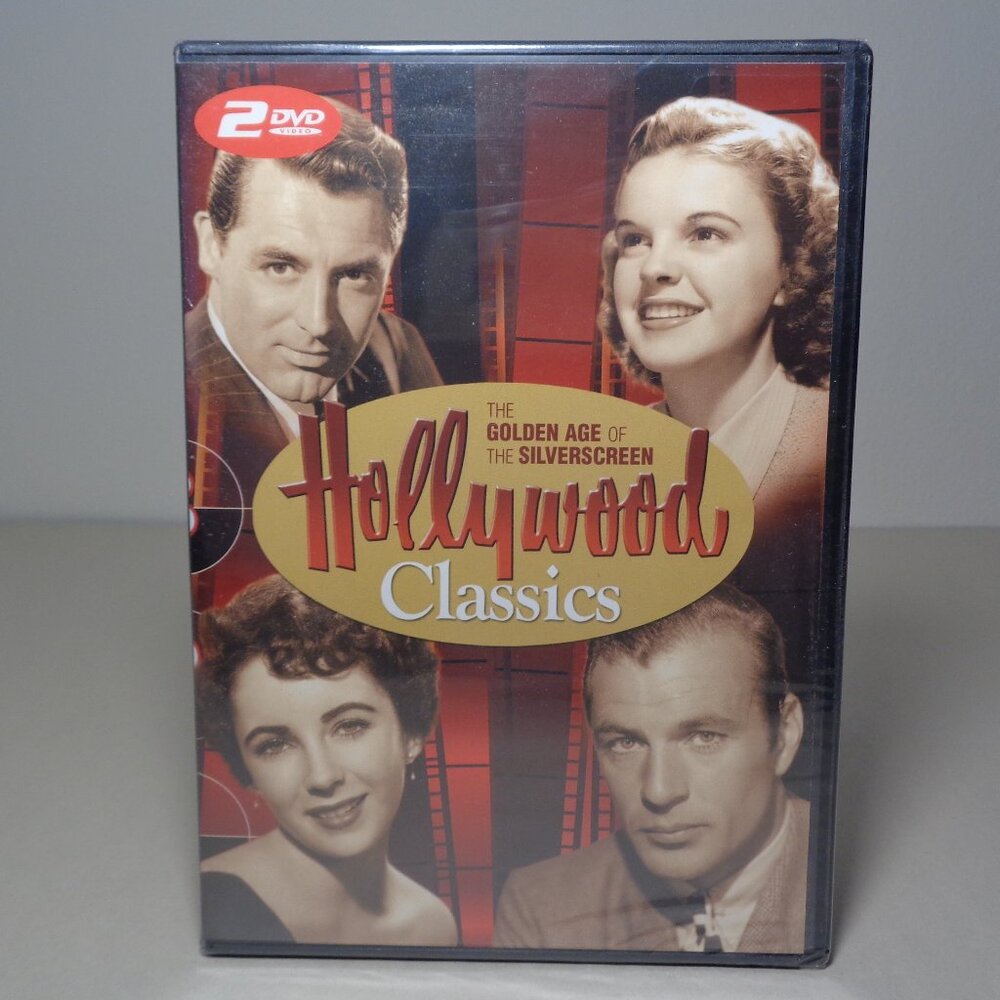 HOLLYWOOD CLASSICS Golden Age of the Silver Screen New DVD 2 Disc Set / 6 Films